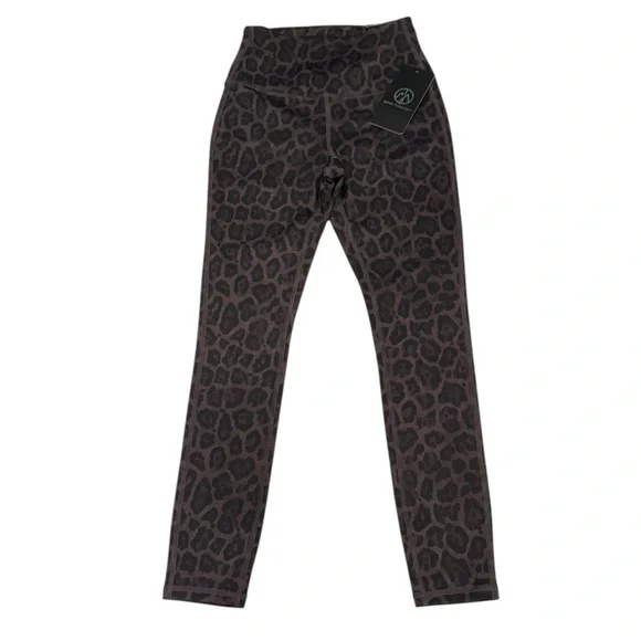 MOVE THEOLOGY City Lite Legging Stretchy Animal Print Yoga Pilates NWT XS - Picture 4 of 9